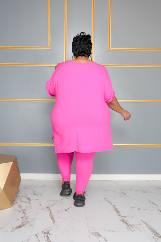 Pink Let Me Chill Set