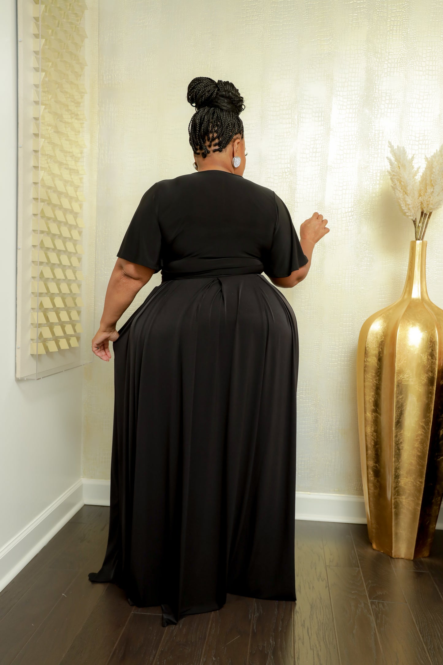 Load image into Gallery viewer, Black Set for Summer Skirt Set
