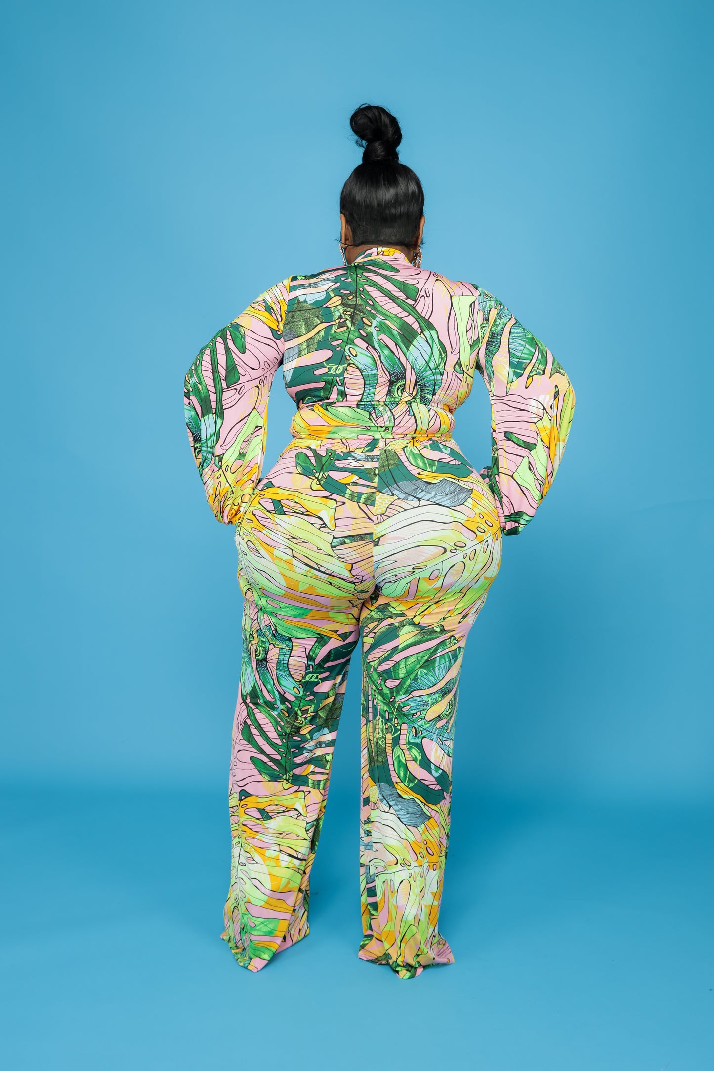 Load image into Gallery viewer, Palms Away Pant Set
