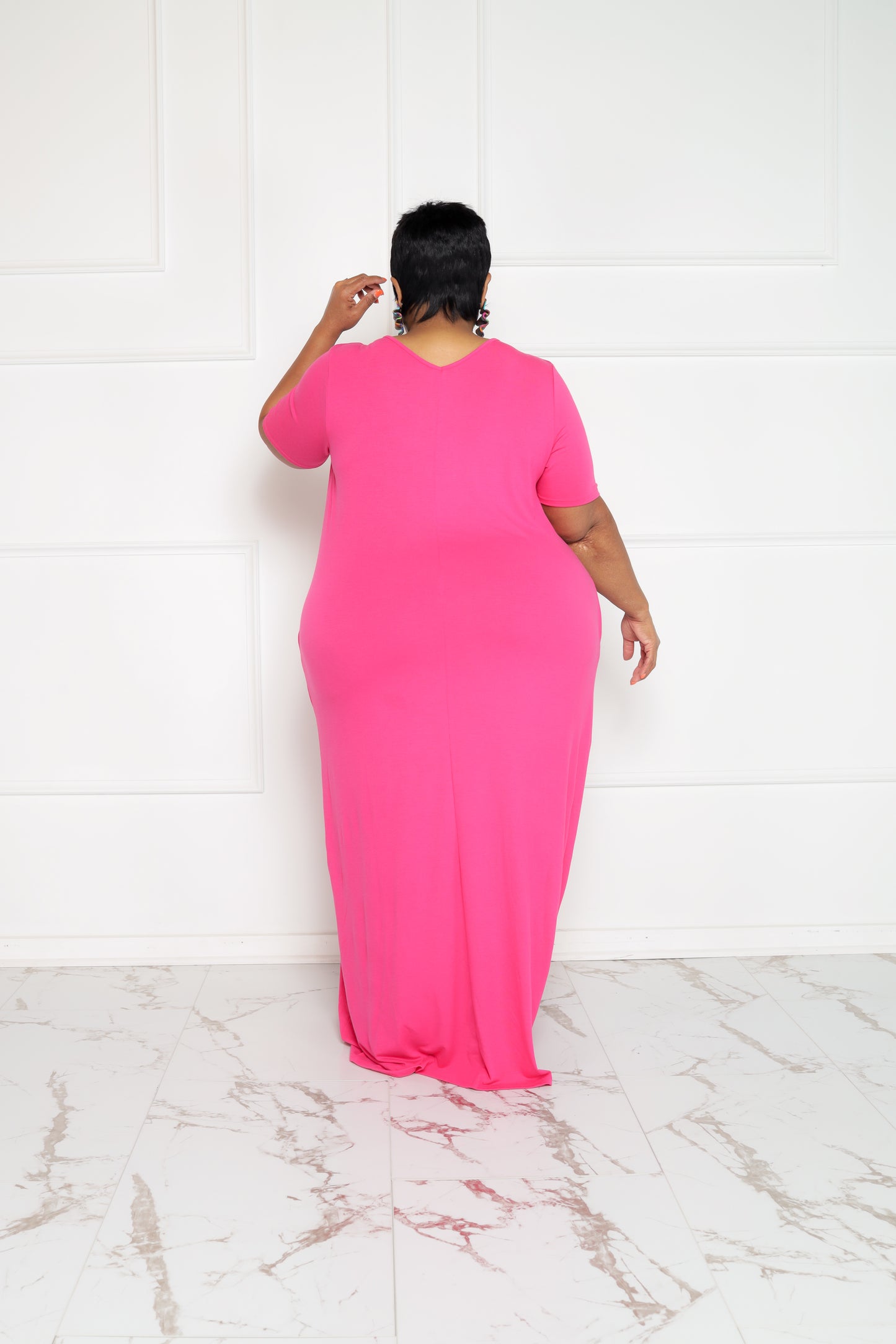 Pink T-Shirt Dress