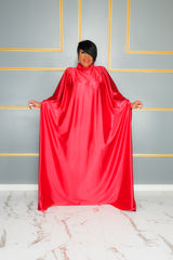 Red Capetown Satin Dress