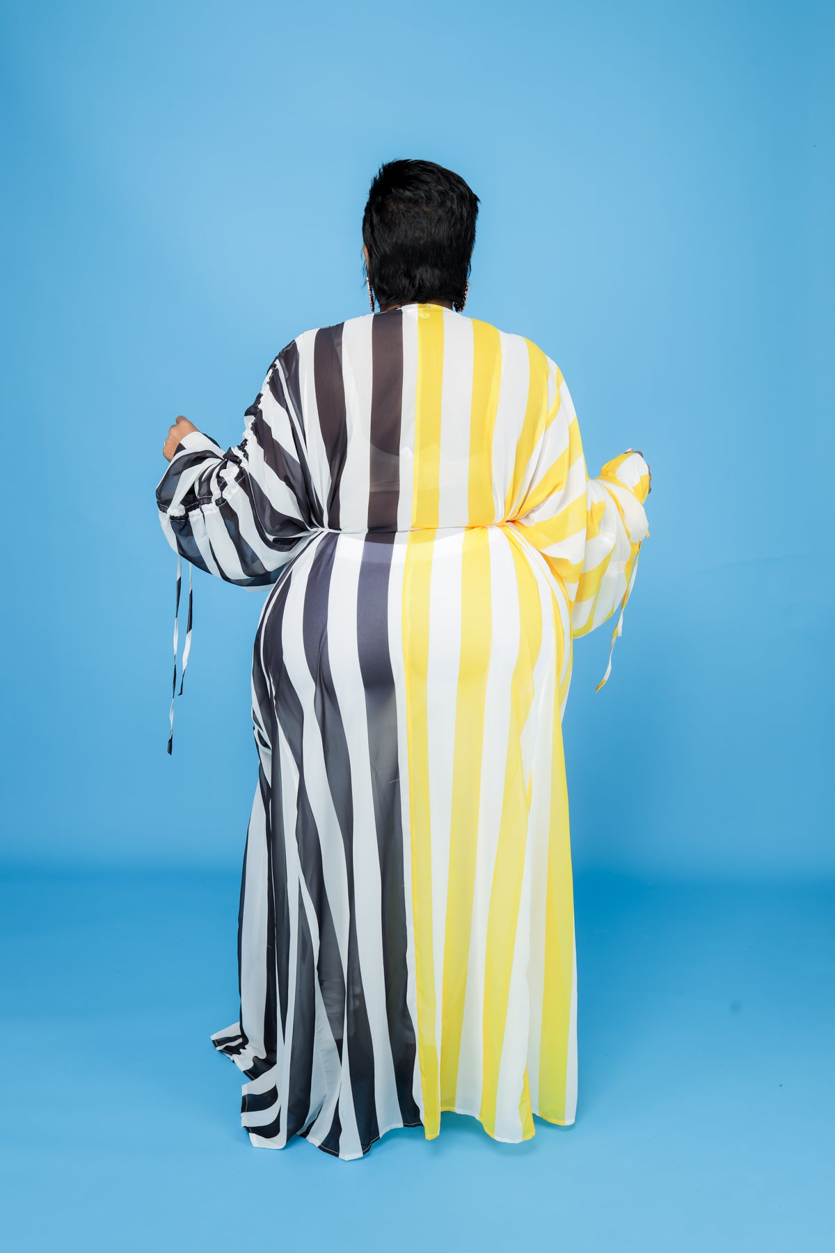 Load image into Gallery viewer, Yellow Candy Girl Stripe Dress
