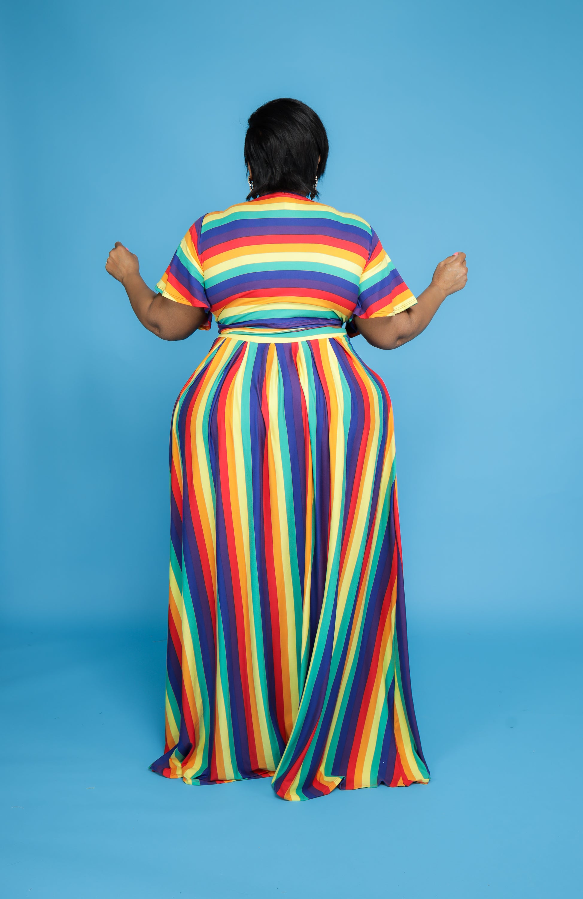 Rainbow Lashun Skirt Set