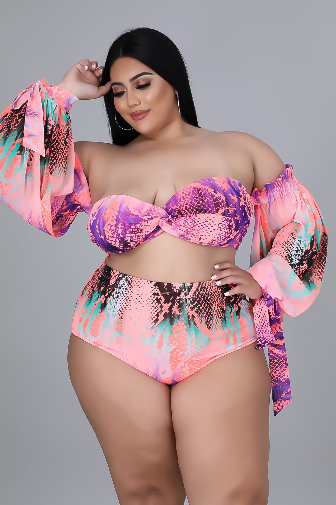 Load image into Gallery viewer, Pink Paradise Swim Set
