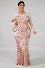 Rose Haley Sequin Mermaid Dress