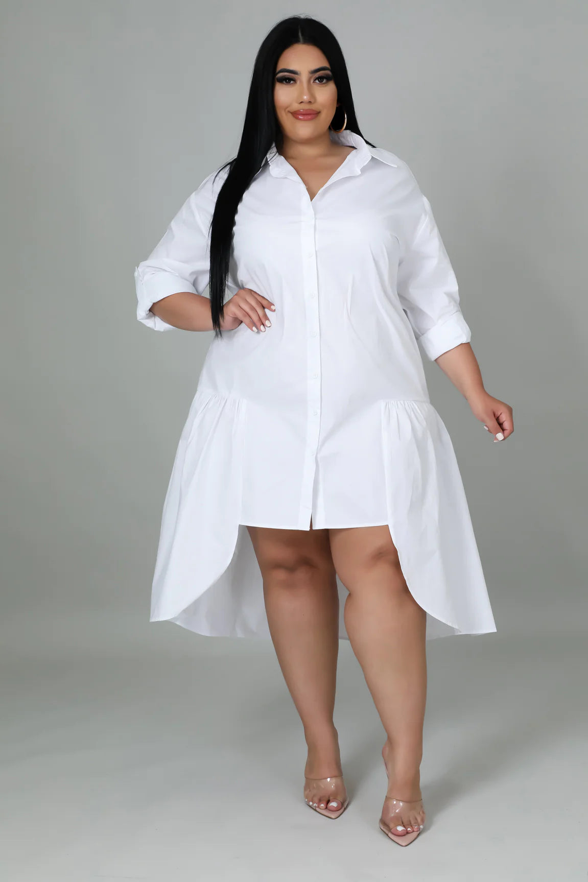 White Dora Tunic Dress