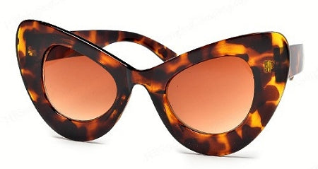 Tortoiseshell Shade Thick Cat Eye Frames