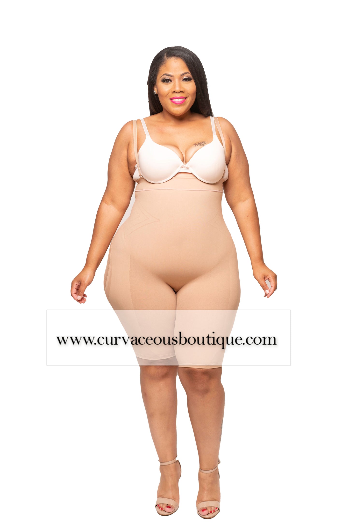 Load image into Gallery viewer, Nude Seamless Short High Waist Shaper
