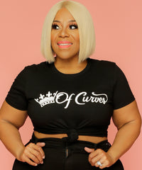 Black Queen of Curves Tee