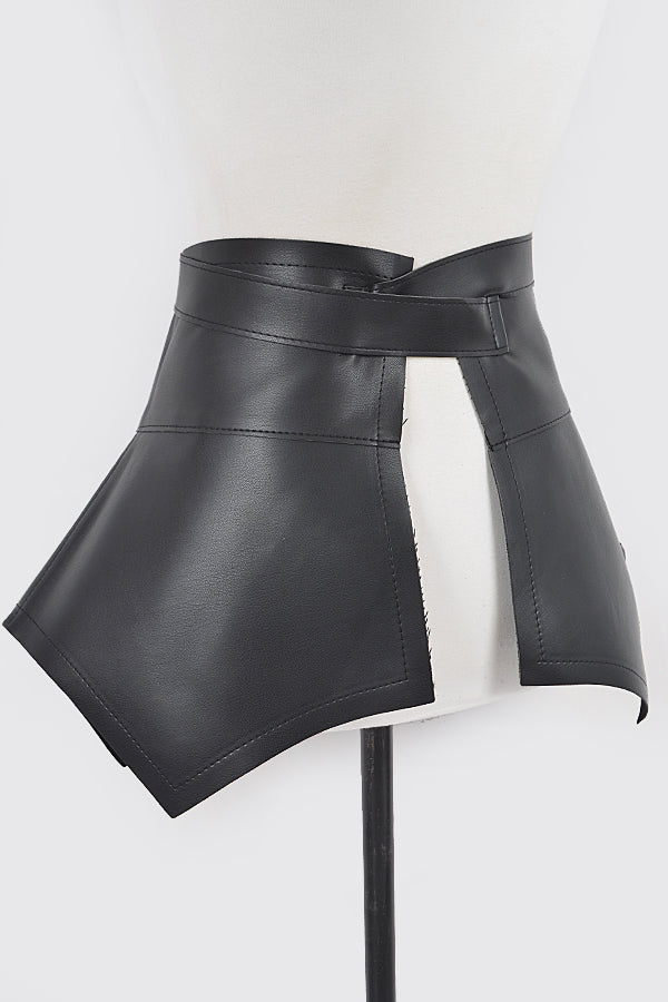 Leather sale skirt belt