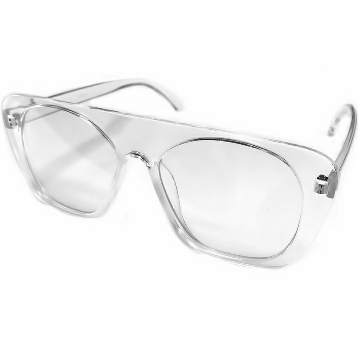 Clear Contour Square Frames