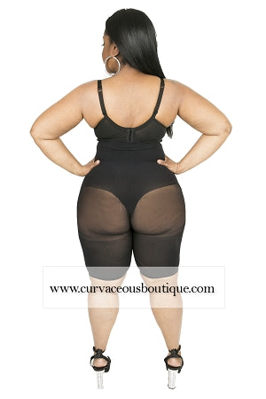 Short Black Seamless High Waist Shaper