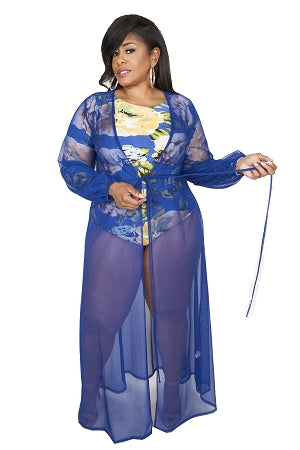 Royal Blue Floral 2Pc Swimset