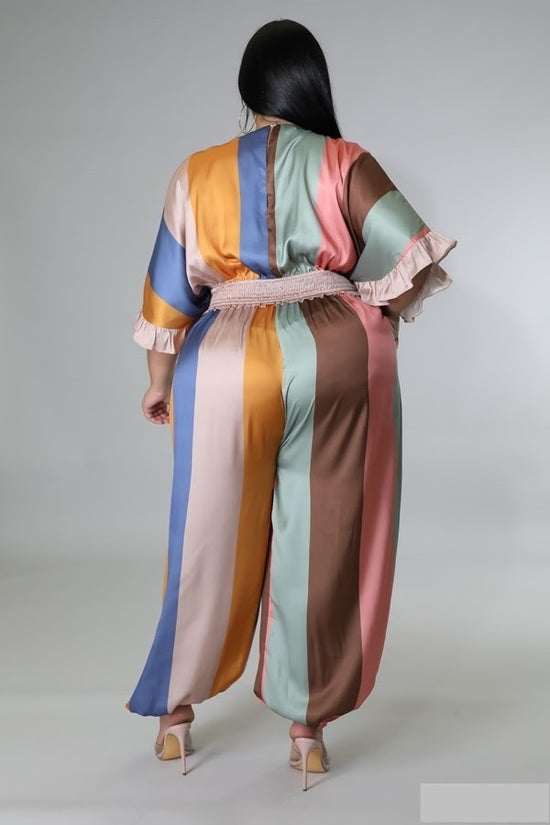 Carter Wide Stripes Jumpsuit
